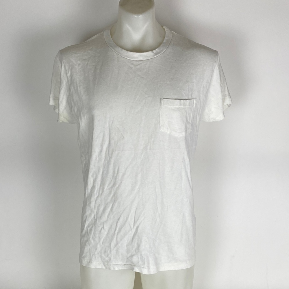 Levi's Strauss Sportswear Of California White Tee Single Pocket Size L